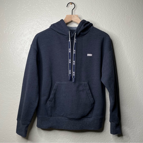 Figs Off Shift Hoodie Heathered Navy - Picture 2 of 11